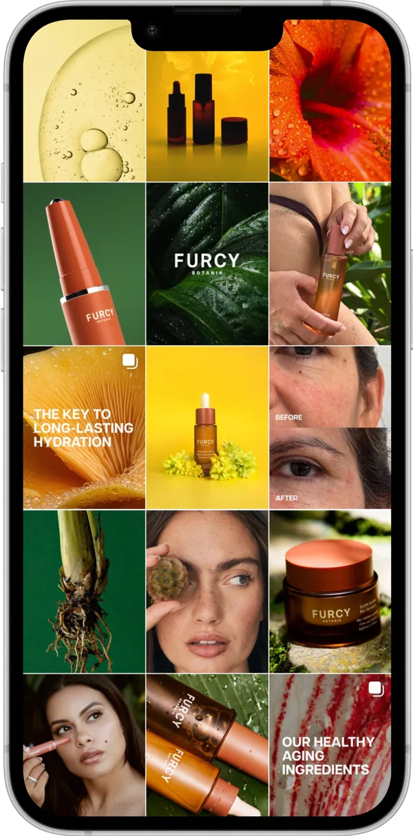 Furcy Botanik Instagram feed grid