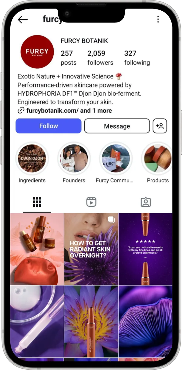 Furcy Botanik Instagram profile